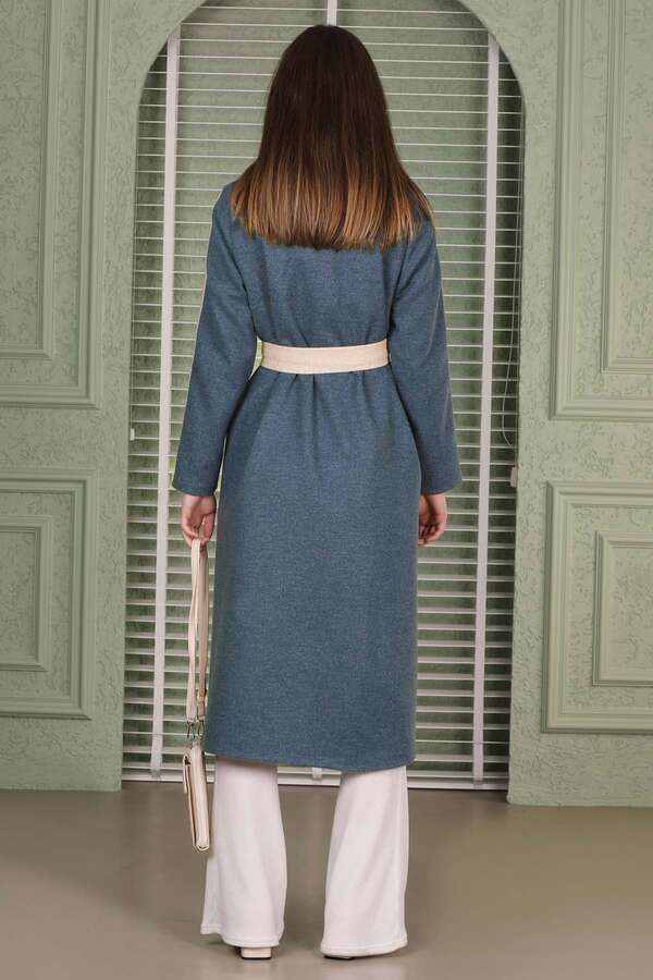 Garnish Cachet Coat İndigo - 7