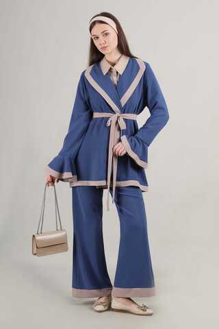 Garnish Tunic Suit İndigo - 1