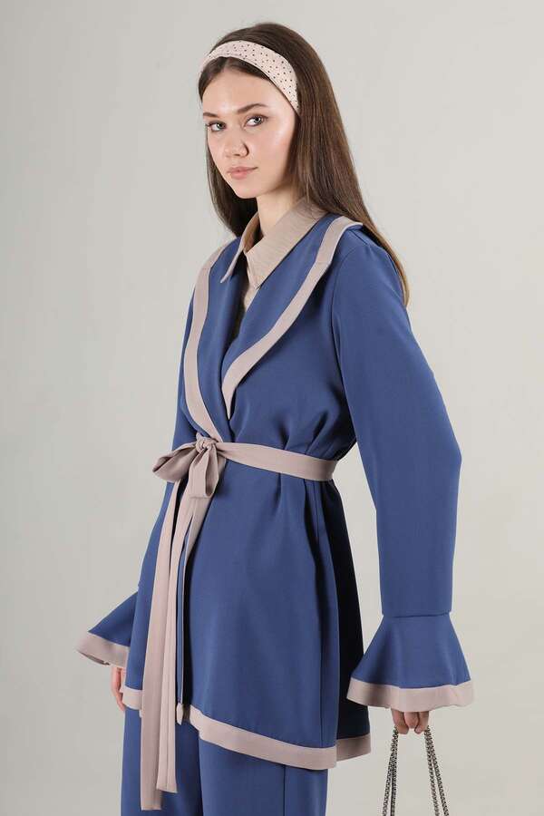 Garnish Tunic Suit İndigo - 4