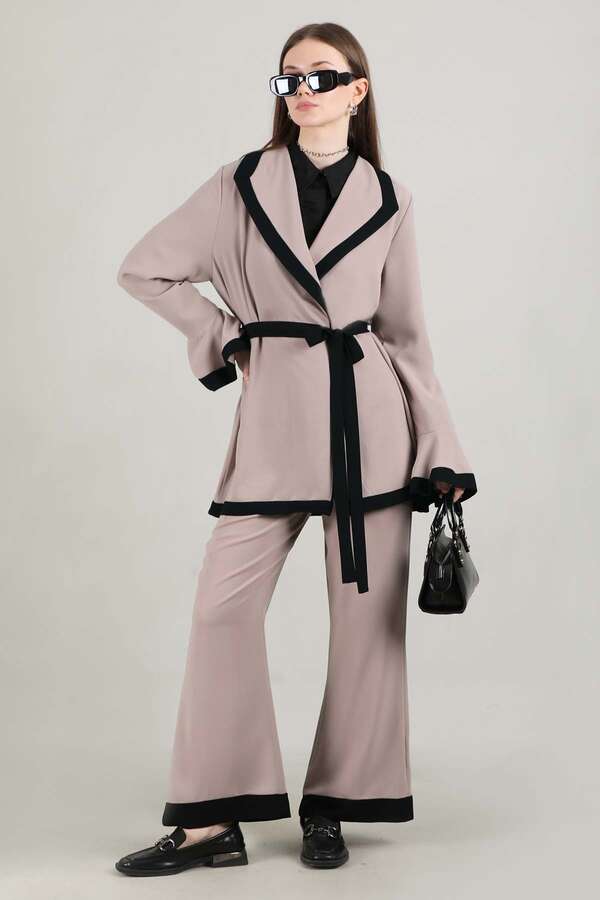 Garnish Tunic Suit Mink - 1