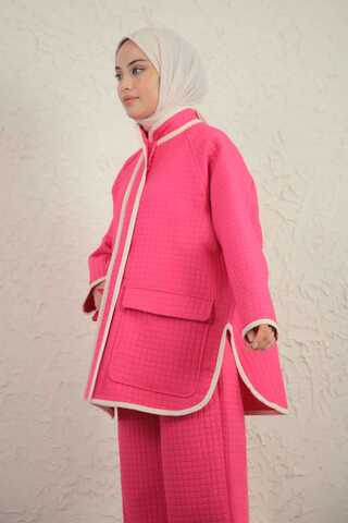 Garnish Quilted Suit Pink - 4