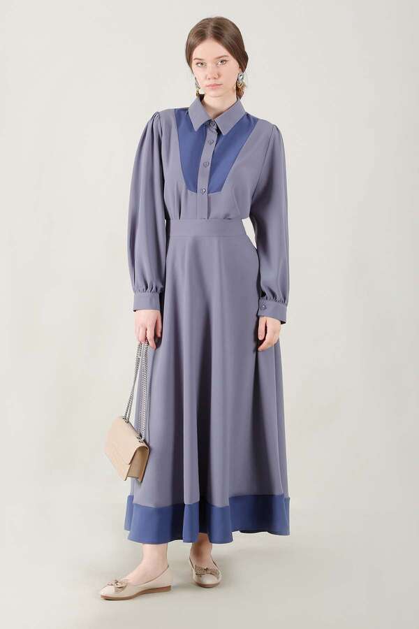 Garnish Skirt Set Dark Grey - 1