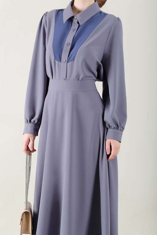 Garnish Skirt Set Dark Grey - 2