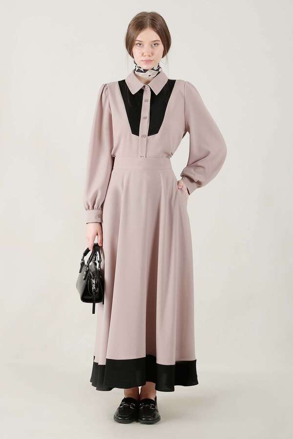 Garnish Skirt Set Light Mink - 1