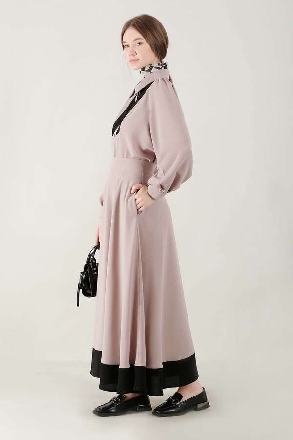 Garnish Skirt Set Light Mink - 3