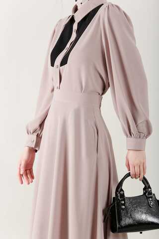 Garnish Skirt Set Light Mink - 4