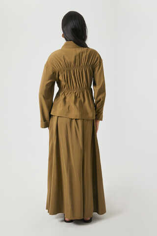 Gathered Skirt Set Dark Bronze - 12