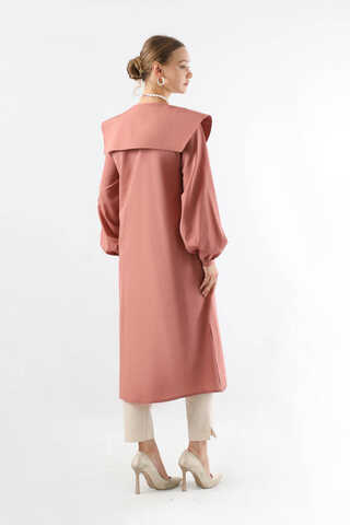 Geniş Bebe Yaka Tunik Gül Kurusu - 6