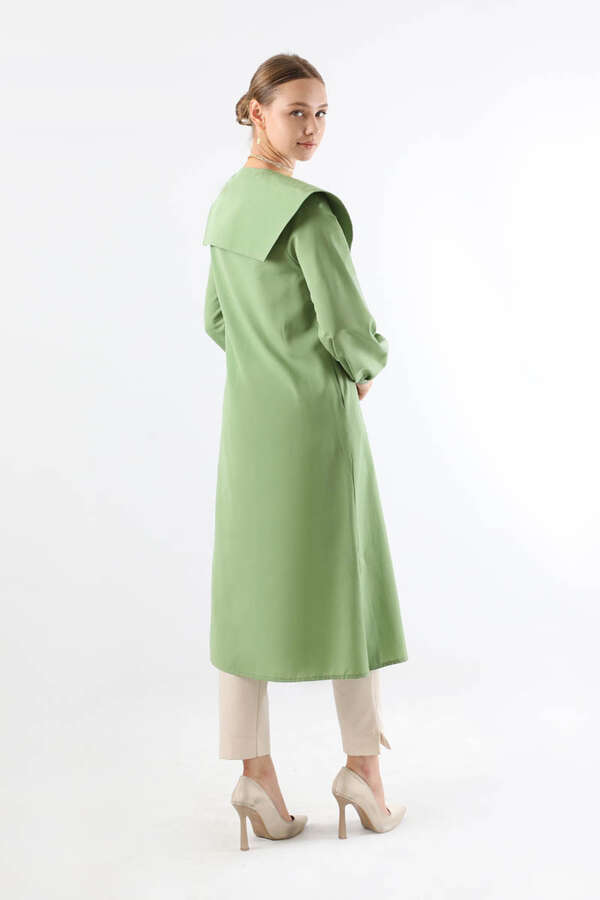 Geniş Bebe Yaka Tunik Mint - 6