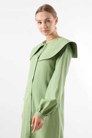 Geniş Bebe Yaka Tunik Mint - 5