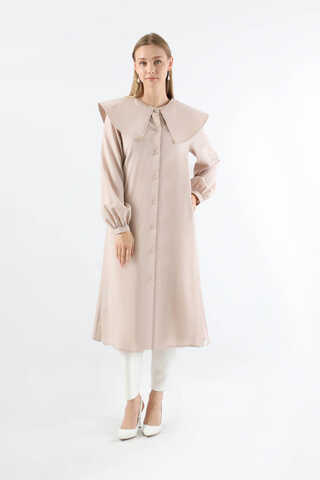 Geniş Bebe Yaka Tunik Taş - 1