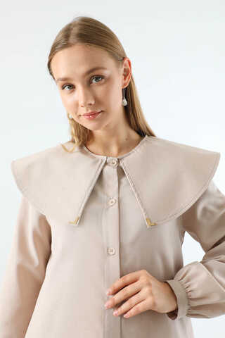 Geniş Bebe Yaka Tunik Taş - 5