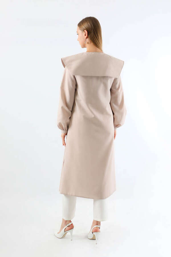 Geniş Bebe Yaka Tunik Taş - 6