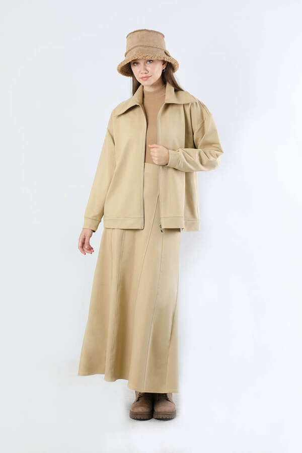 Geniş Yaka Etekli Spor Takım Taş - 3