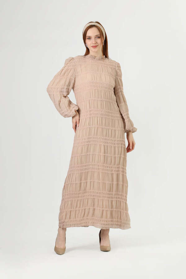 Gipeli Chiffon Dress Mink - 3