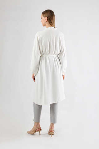 Giy Çık Kimono Ekru - 5