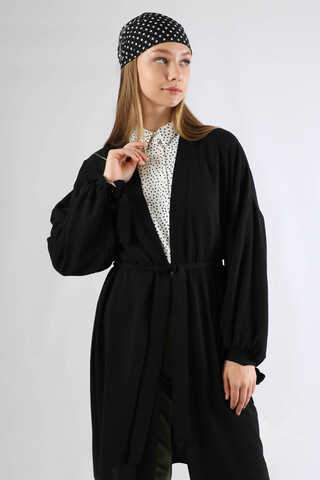 Giy Çık Kimono Siyah - 2