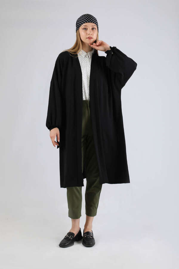 Giy Çık Kimono Siyah - 3