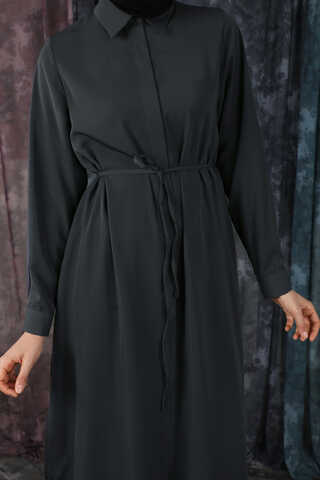 Medine İpeği Tunik Takım Antrasit - 7