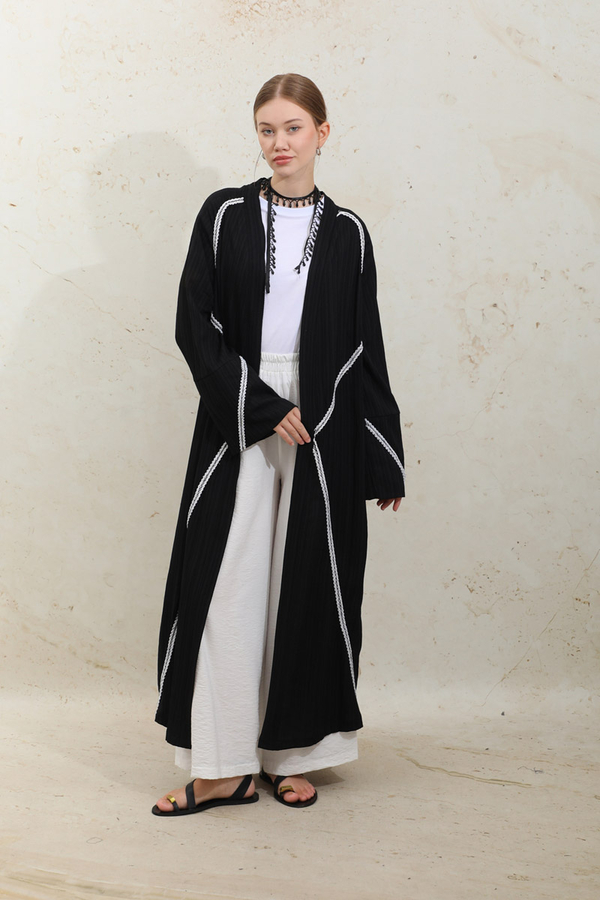 Gofre Abaya Siyah - 1