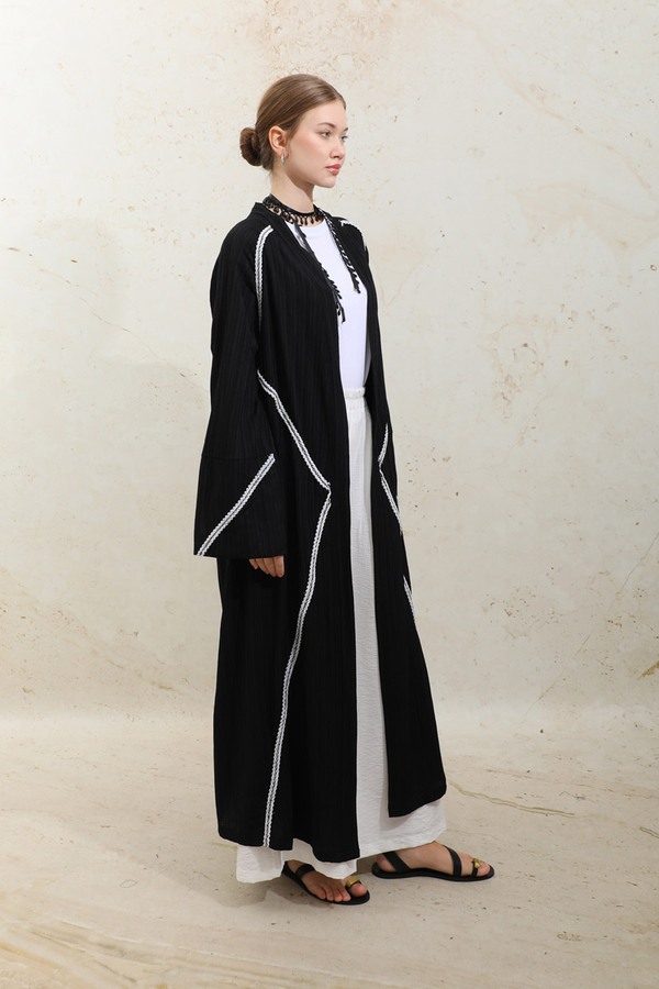 Gofre Abaya Siyah - 4