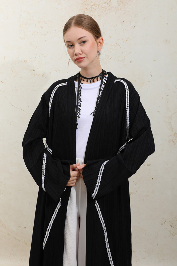 Gofre Abaya Siyah - 7