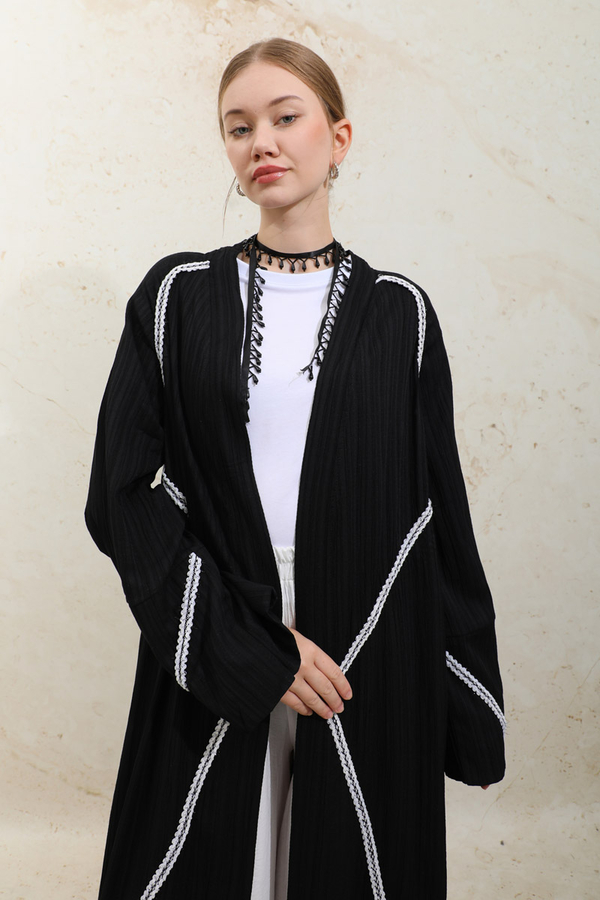 Gofre Abaya Siyah - 8