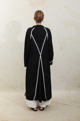 Gofre Abaya Siyah - 9
