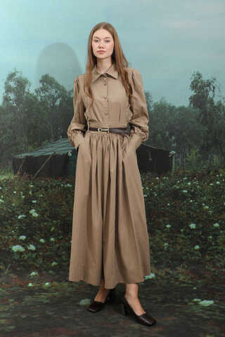 Gömlek Etek Takım Camel - 1