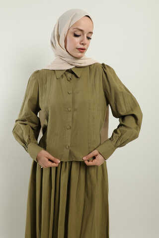 Gömlek Etek Takım Haki - 5