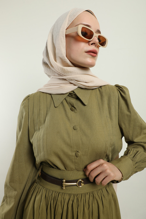 Gömlek Etek Takım Haki - 7