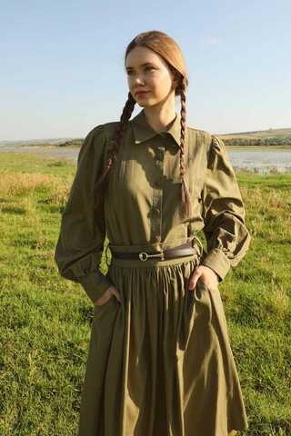 Gömlek Etek Takım Haki - 1