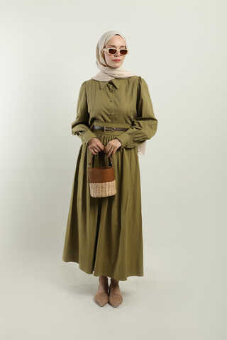 Gömlek Etek Takım Haki - 6