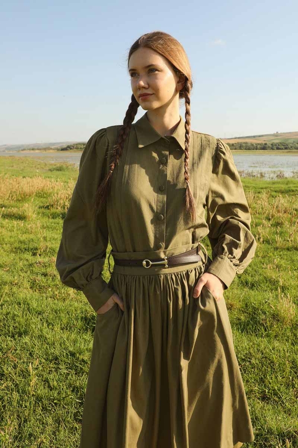 Gömlek Etek Takım Haki - 1