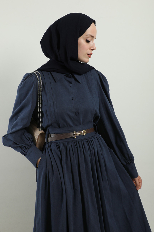 Gömlek Etek Takım Lacivert - 2