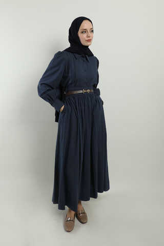 Gömlek Etek Takım Lacivert - 4