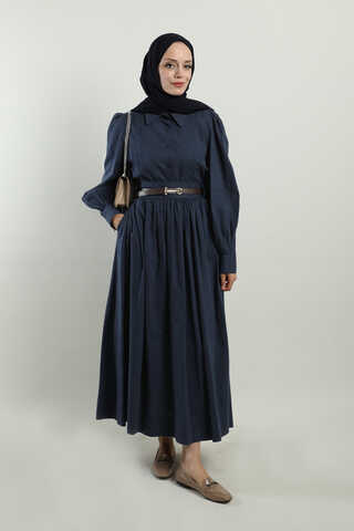 Gömlek Etek Takım Lacivert - 1
