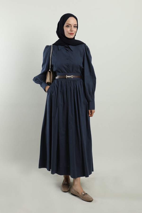Gömlek Etek Takım Lacivert - 1