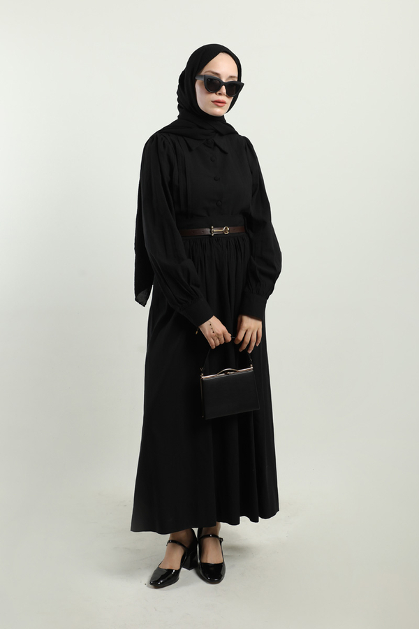 Gömlek Etek Takım Siyah - 1