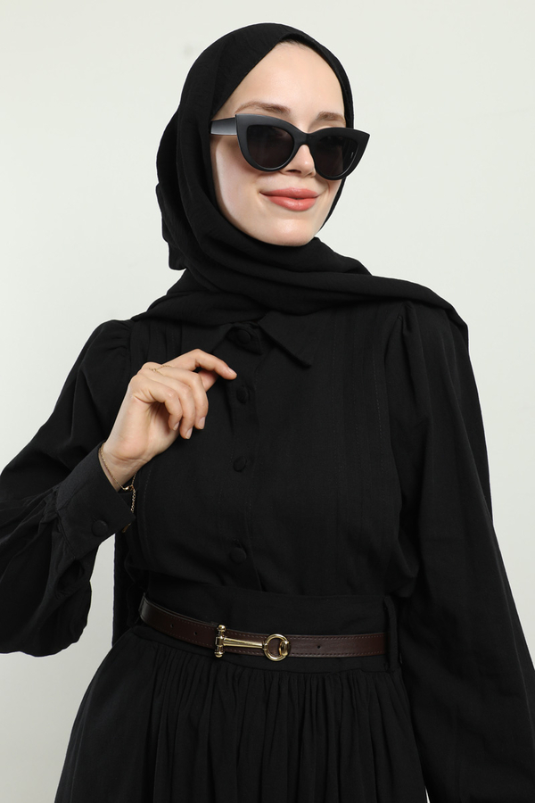 Gömlek Etek Takım Siyah - 5