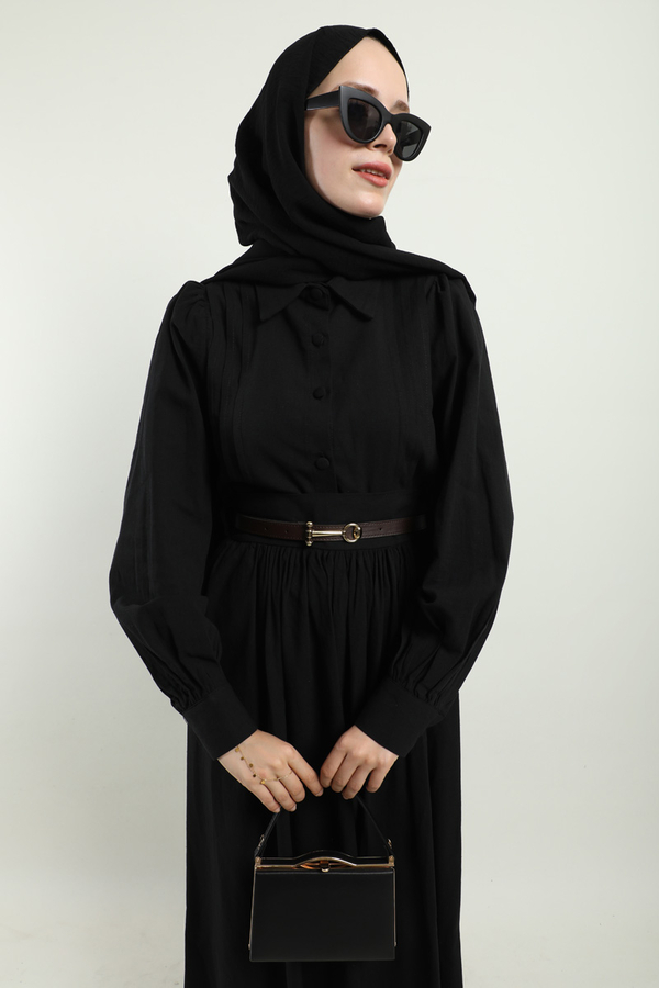 Gömlek Etek Takım Siyah - 6