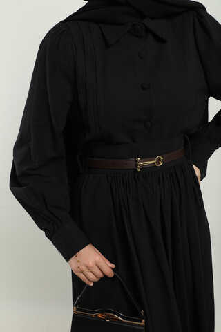 Gömlek Etek Takım Siyah - 7