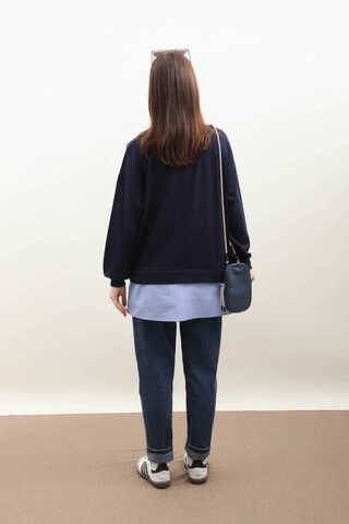 Gömlek Triko Lacivert - 7