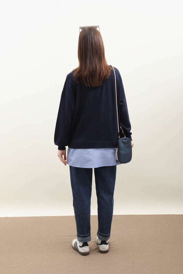 Gömlek Triko Lacivert - 7