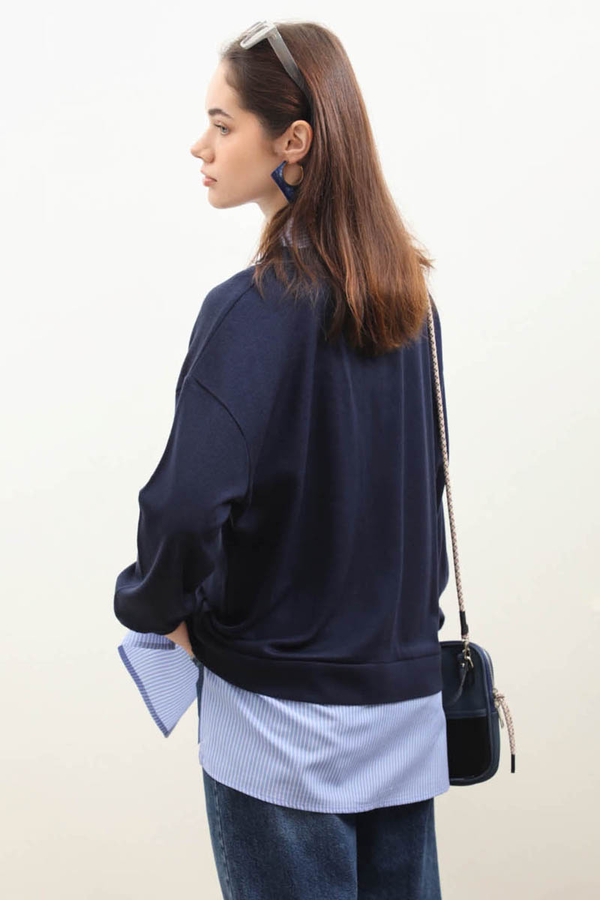 Gömlek Triko Lacivert - 8