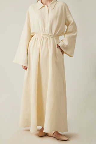 Gömlek Yaka Müslin Takım Taş - 6