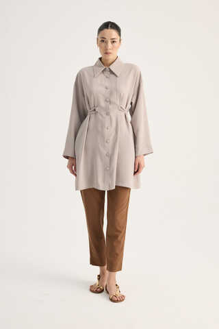 Gömlek Yaka Tunik Taş - 7