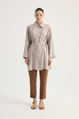 Gömlek Yaka Tunik Taş - 8