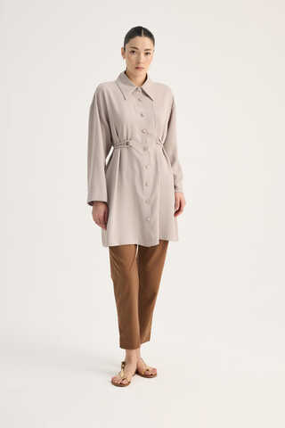 Gömlek Yaka Tunik Taş - 9