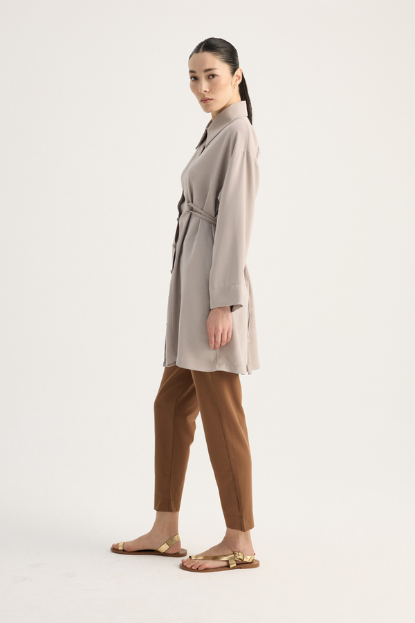 Gömlek Yaka Tunik Taş - 6